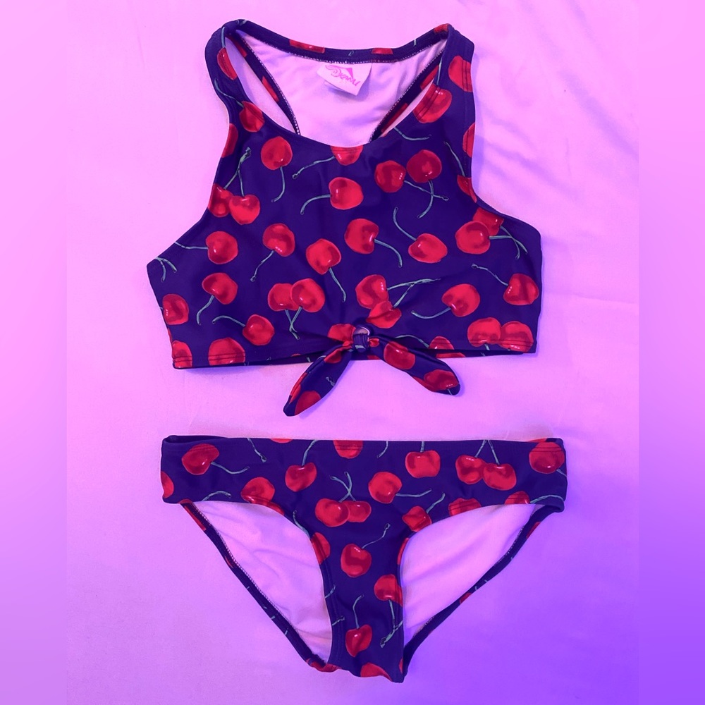navy Shein bikini